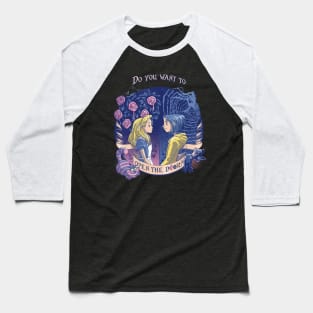 Coraline & Alice "Open the door" Baseball T-Shirt